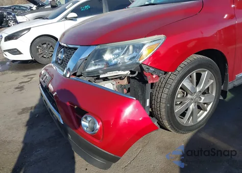 2015 Nissan Pathfinder Platinum from USA, damaged, VIN 5N1AR2MM6FC638551